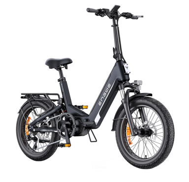 ENGWE L20 3.0 PRO Sklopivi električni bicikl sa središnjim motorom 20", 250 W, 48 V / 15 Ah, domet do 160 km, crni